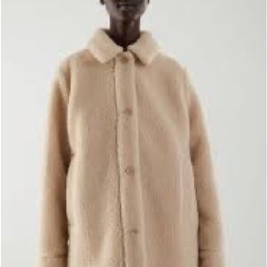 Cos fleece Sherpa shirt jacket